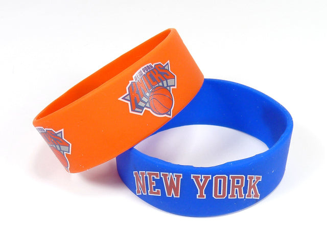 Pulseras de los New York Knicks (paquete de 2)