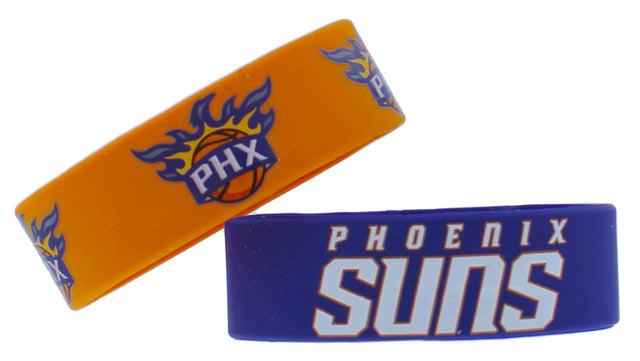 Phoenix Suns Bracelets - 2 Pack Wide