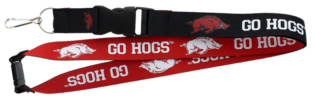 Arkansas Razorbacks Lanyard Reversible