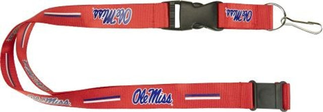 Mississippi Rebels Lanyard Red