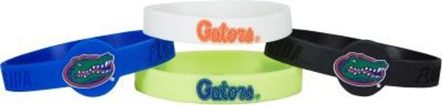 Pulseras Florida Gators - Paquete de 4 de silicona