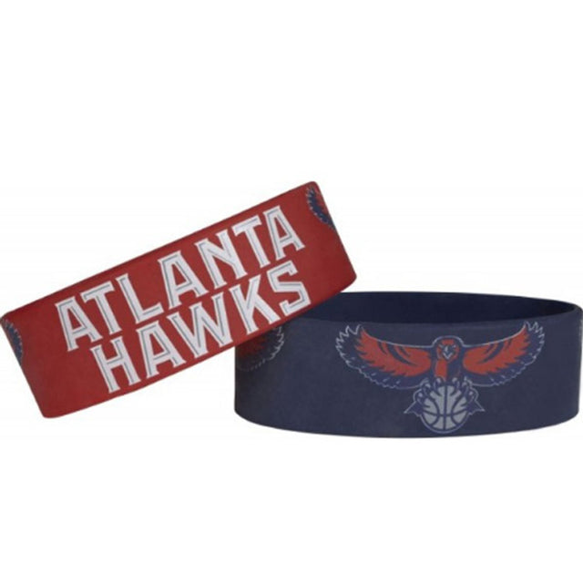 Pulseras de los Atlanta Hawks (paquete de 2)