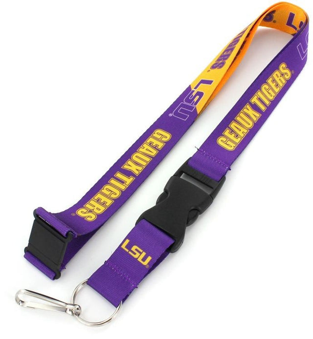 LSU Tigers Lanyard Breakaway Style Slogan Design