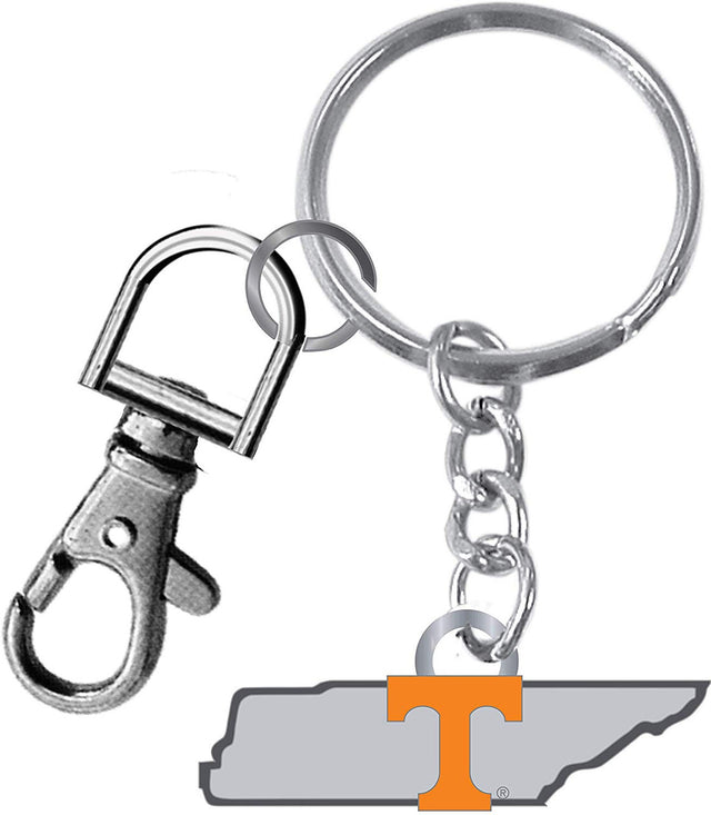 Tennessee Volunteers Keychain State Design