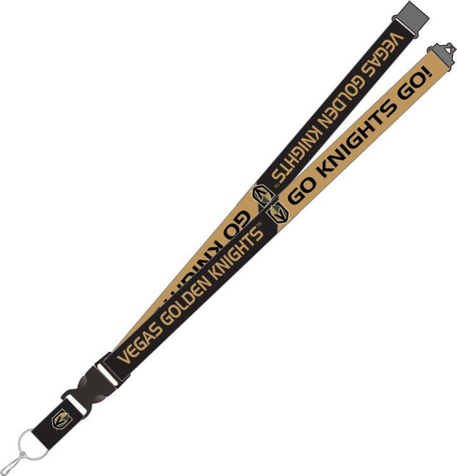 Vegas Golden Knights Lanyard Breakaway Style Slogan Design