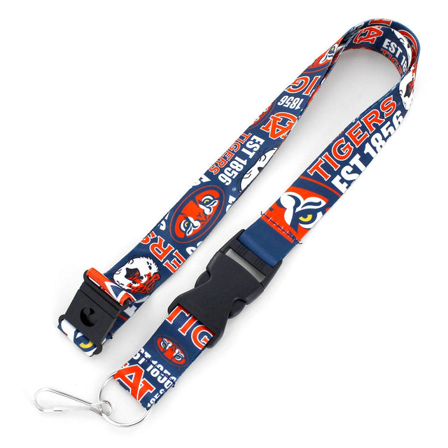 Auburn Tigers Lanyard Breakaway Style Dynamic Design