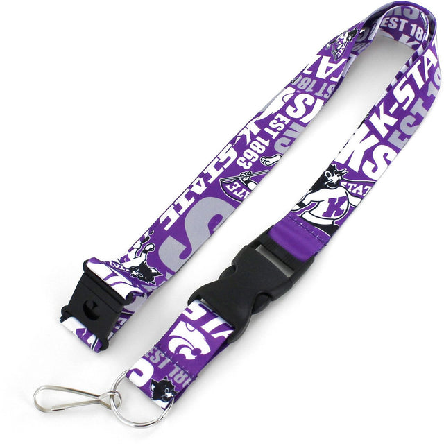 Cordón de estilo desprendible de los Kansas State Wildcats con diseño dinámico