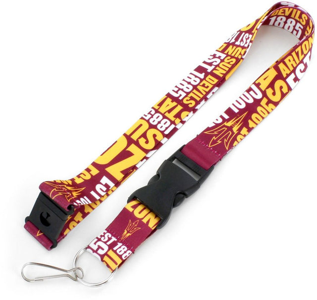 Cordón de estilo separable de los Arizona State Sun Devils con diseño dinámico