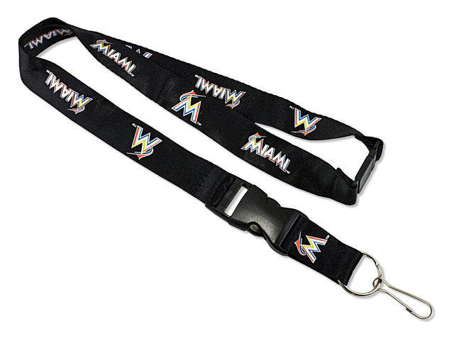 Miami Marlins Lanyard Black