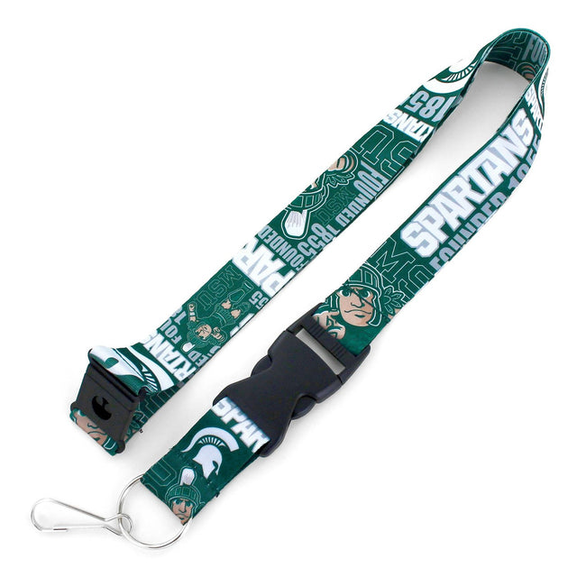 Cordón de estilo separable de los Spartans de Michigan State con diseño dinámico