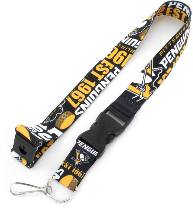 Pittsburgh Penguins Lanyard Breakaway Style Dynamic Design