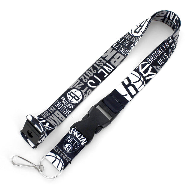 Brooklyn Nets Lanyard Breakaway Style Dynamic Design