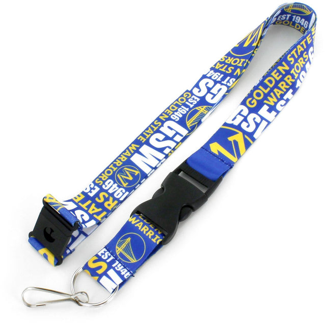 Golden State Warriors Lanyard Breakaway Style Dynamic Design