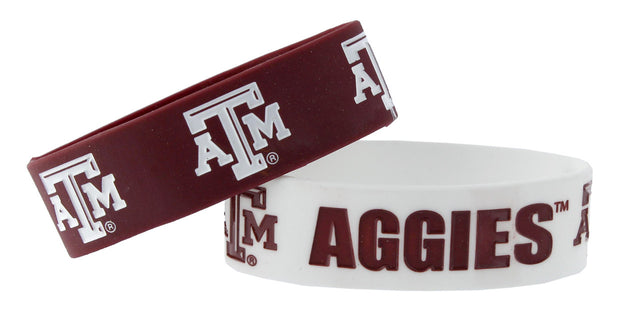 Pulseras de Texas A&amp;M Aggies (paquete de 2)