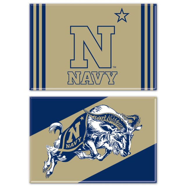 Navy Midshipmen Rectangle Magnet, 2pack 2" x 3"