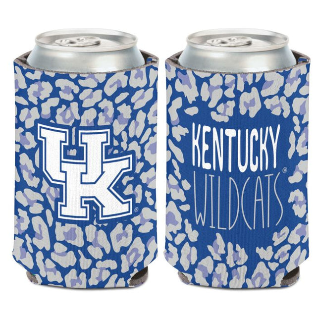 Enfriador de latas con estampado de leopardo de Kentucky Wildcats de Kentucky Wildcats, 12 oz.