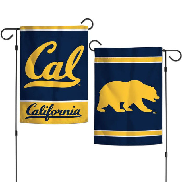 Banderas de jardín de los California Golden Bears, de 2 lados, 12,5" x 18"