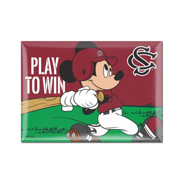 South Carolina Gamecocks / Disney Disney South Carolina Baseball Metal Magnet 2.5" x 3.5"