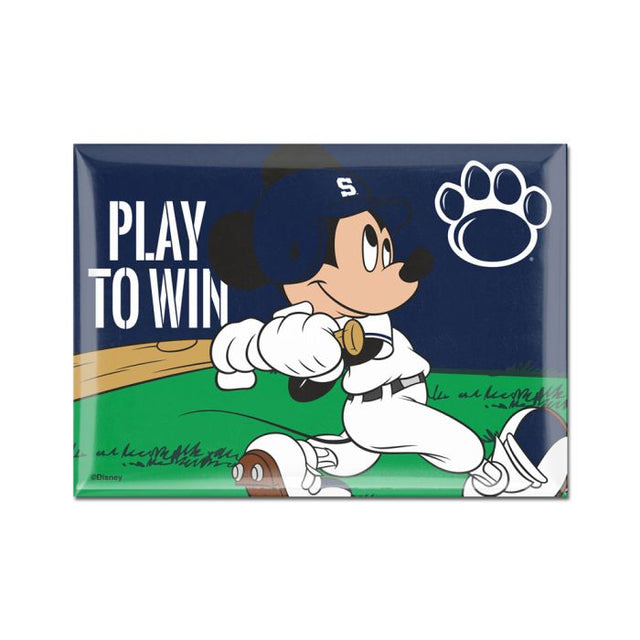 Penn State Nittany Lions / Disney Mickey Mouse Metal Magnet 2.5" x 3.5"