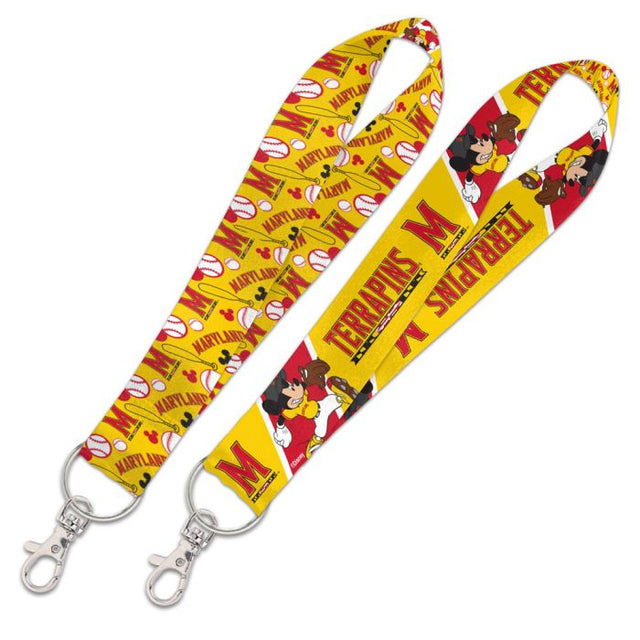 Maryland Terrapins / Disney Disney Maryland Baseball Lanyard Key Strap 1"