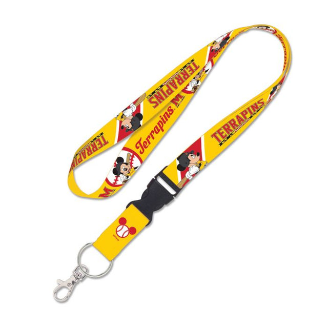 Maryland Terrapins / Disney Disney Maryland Baseball Lanyard w/detachable buckle 1"