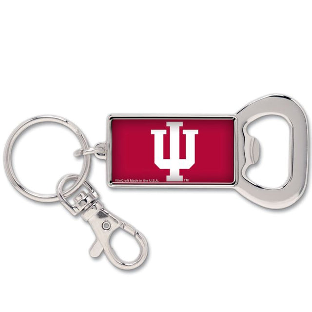 Indiana Hoosiers Bottle Opener Key Ring Rectangle