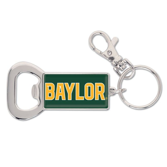 Baylor Bears Bottle Opener Key Ring RECTANGLE