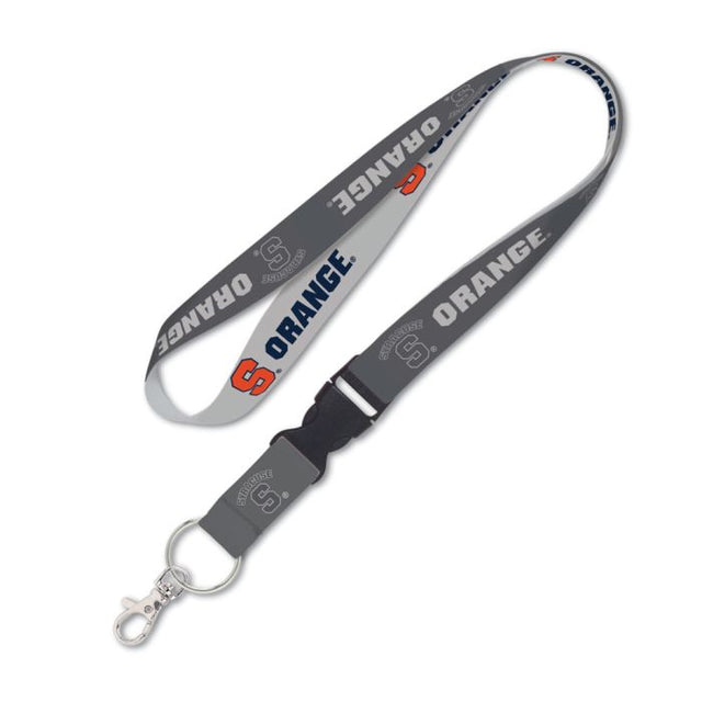 Syracuse Orange CHARCOAL Lanyard w/detachable buckle 1"