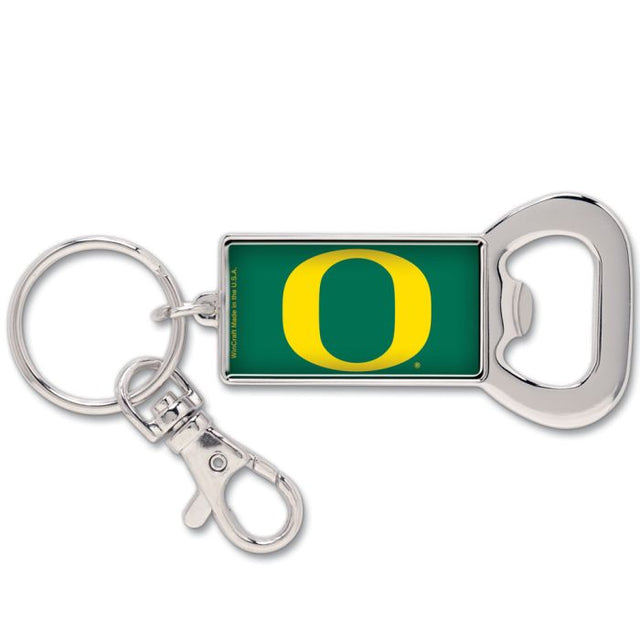 Oregon Ducks Bottle Opener Key Ring Rectangle