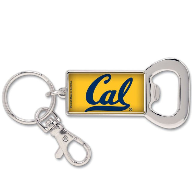 California Golden Bears Bottle Opener Key Ring Rectangle