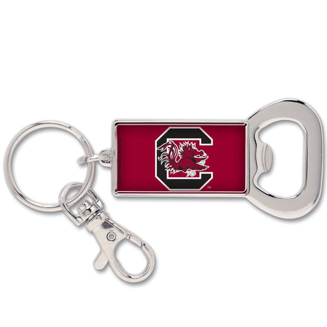 South Carolina Gamecocks Bottle Opener Key Ring Rectangle