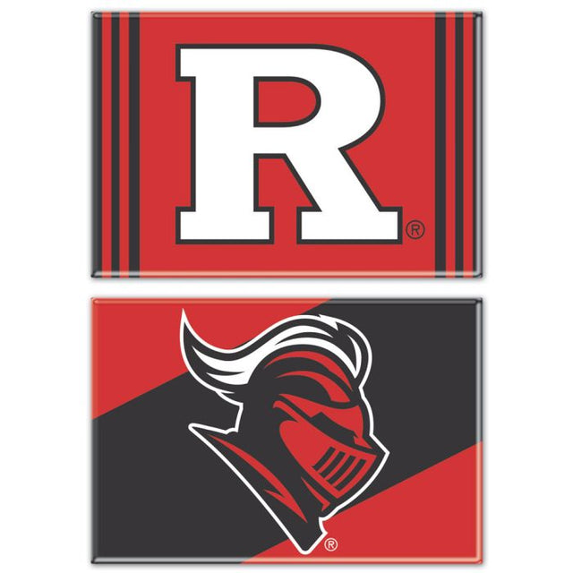 Rutgers Scarlet Knights Rectangle Magnet, 2pack 2" x 3"