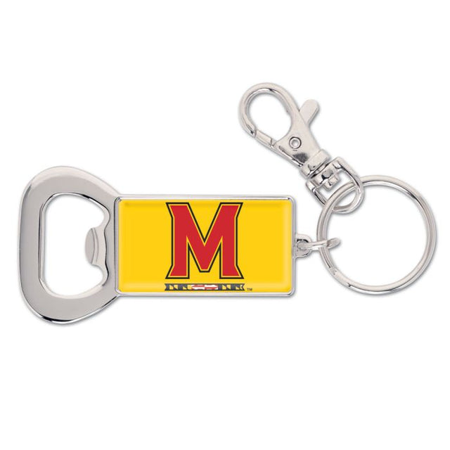 Llavero con abrebotellas Maryland Terrapins RECTANGULAR