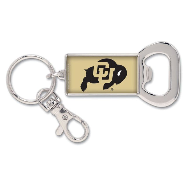 Colorado Buffaloes Bottle Opener Key Ring Rectangle