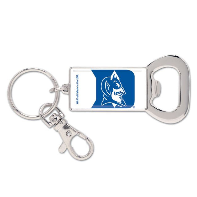 Duke Blue Devils Bottle Opener Key Ring Rectangle