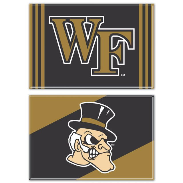 Wake Forest Demon Deacons Rectangle Magnet, 2pack 2" x 3"