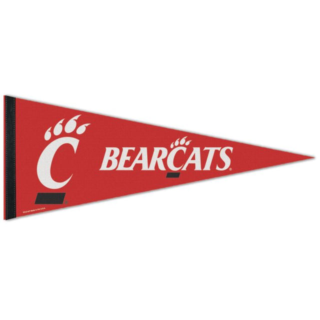 Banderín premium de los Cincinnati Bearcats de 12" x 30"