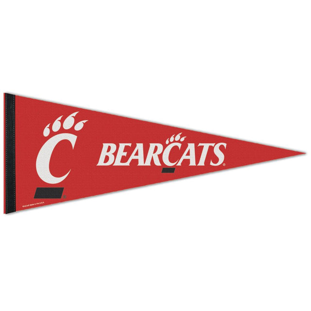 Banderín de los Cincinnati Bearcats de 12 x 30, estilo premium