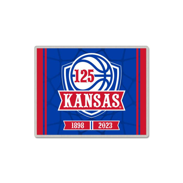 Kansas Jayhawks Kansas 125th Basketball Collector Pin Jewelry Card