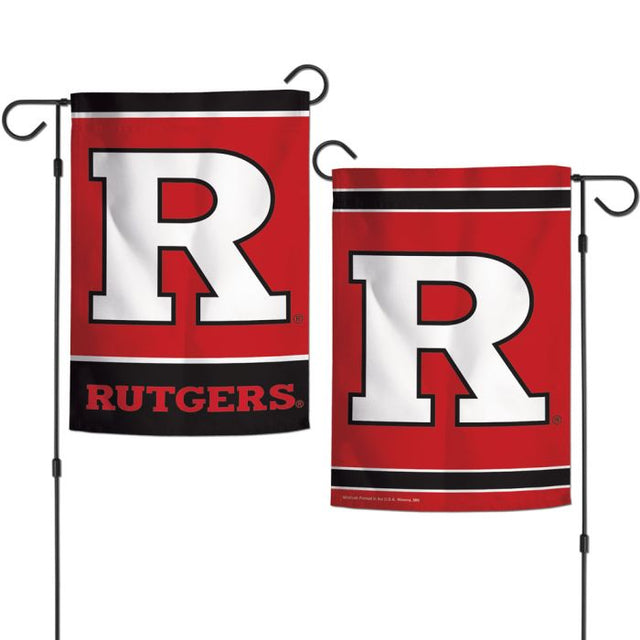 Rutgers Scarlet Knights Garden Flags 2 sided 12.5" x 18"