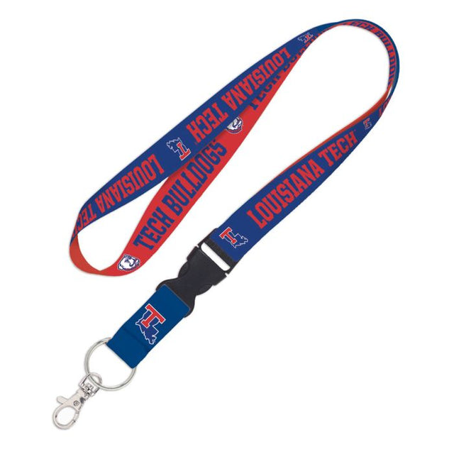 Louisiana Tech Bulldogs Lanyard w/detachable buckle 1"