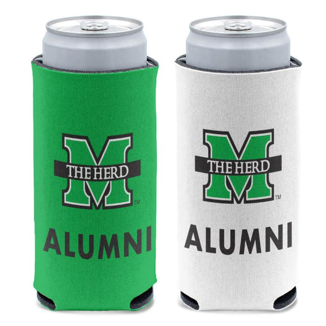 Marshall Thundering Herd Marshall Alumni 12 盎司超薄罐装冷藏箱