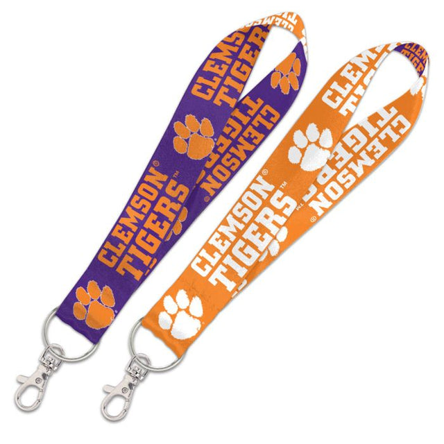 Clemson Tigers Lanyard Key Strap 1"