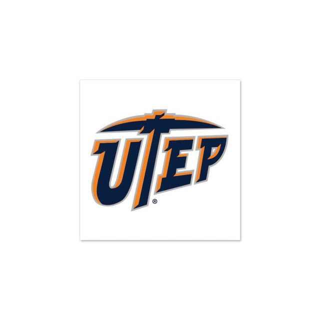 UTEP Miners Tattoo 4 pack