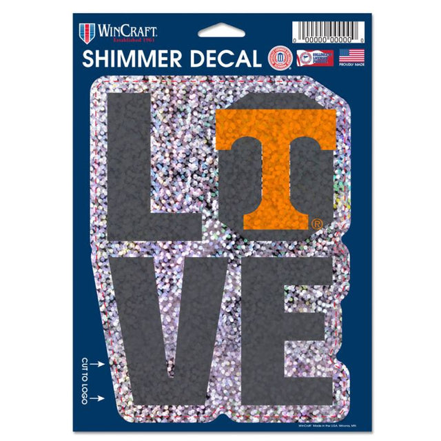 Tennessee Volunteers Shimmer Decals 5" x 7"