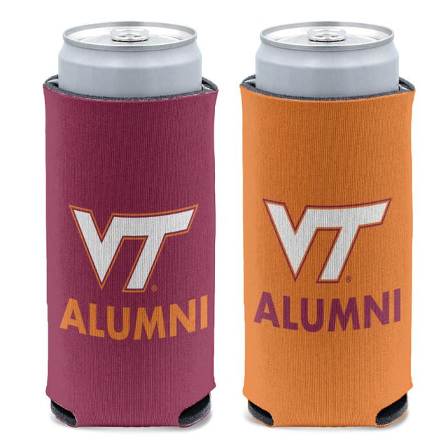 Enfriador de latas delgadas de 12 oz ALUMNI de Virginia Tech Hokies