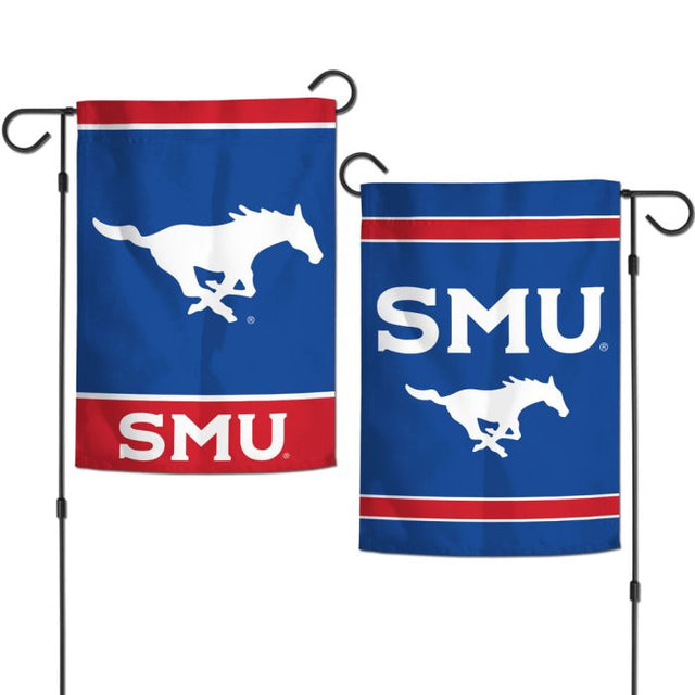 Southern Methodist Mustangs Garden Flags 2 sided 12.5" x 18"