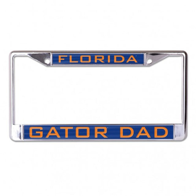 Marco para matrícula de los Florida Gators con incrustaciones, diseño de papá