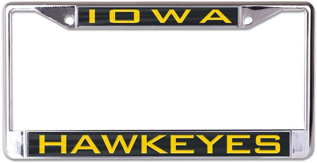 Iowa Hawkeyes License Plate Frame Inlaid Style