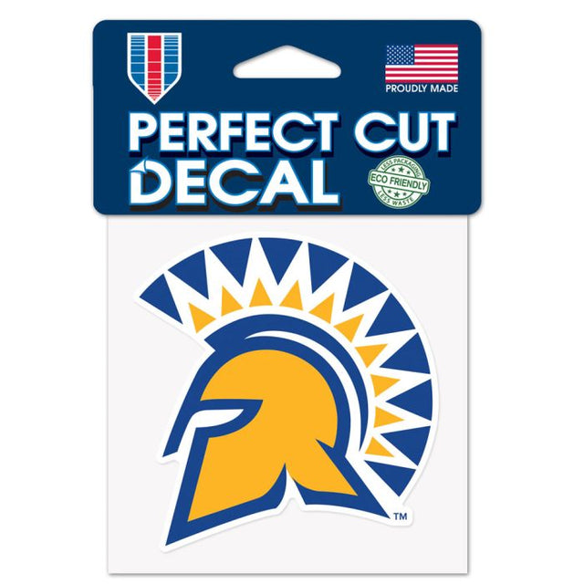 San Jose State Spartans Perfect Cut Color Decal 4" x 4"